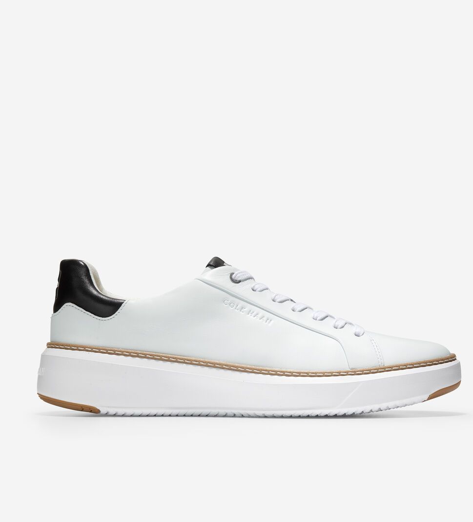 Outlet Tenis Cole Haan Baratas GrandPr Topspin Hombre Blancos